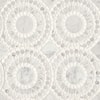 Bedrosians Solis Circle 14 In. X 14 In. Honed White Carrara White 