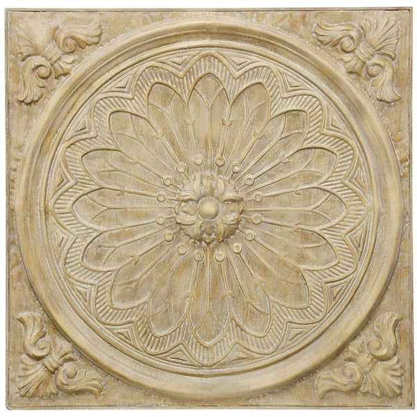 StyleCraft Traditional Medallion Natural Slate Metal Work