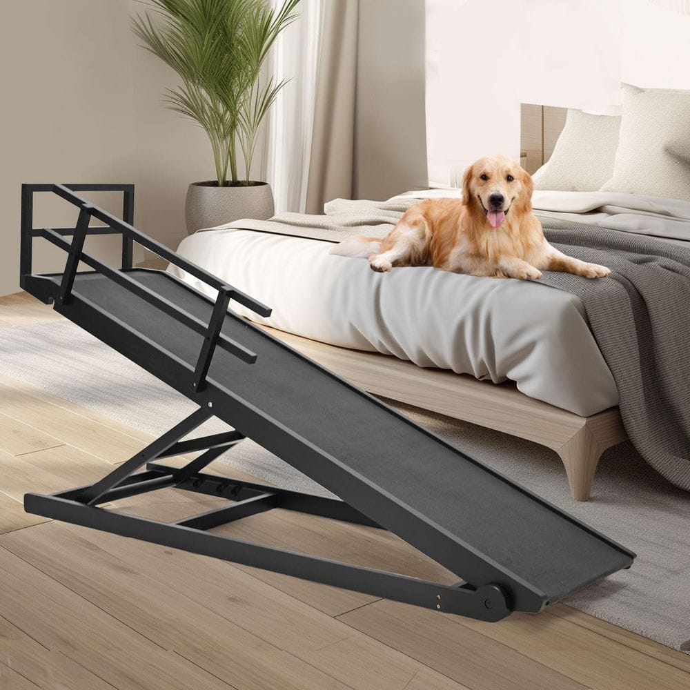 ABORON Dog Ramp for Bed Adjustable Pet Ramps Adjustable Height 27.5 in ...