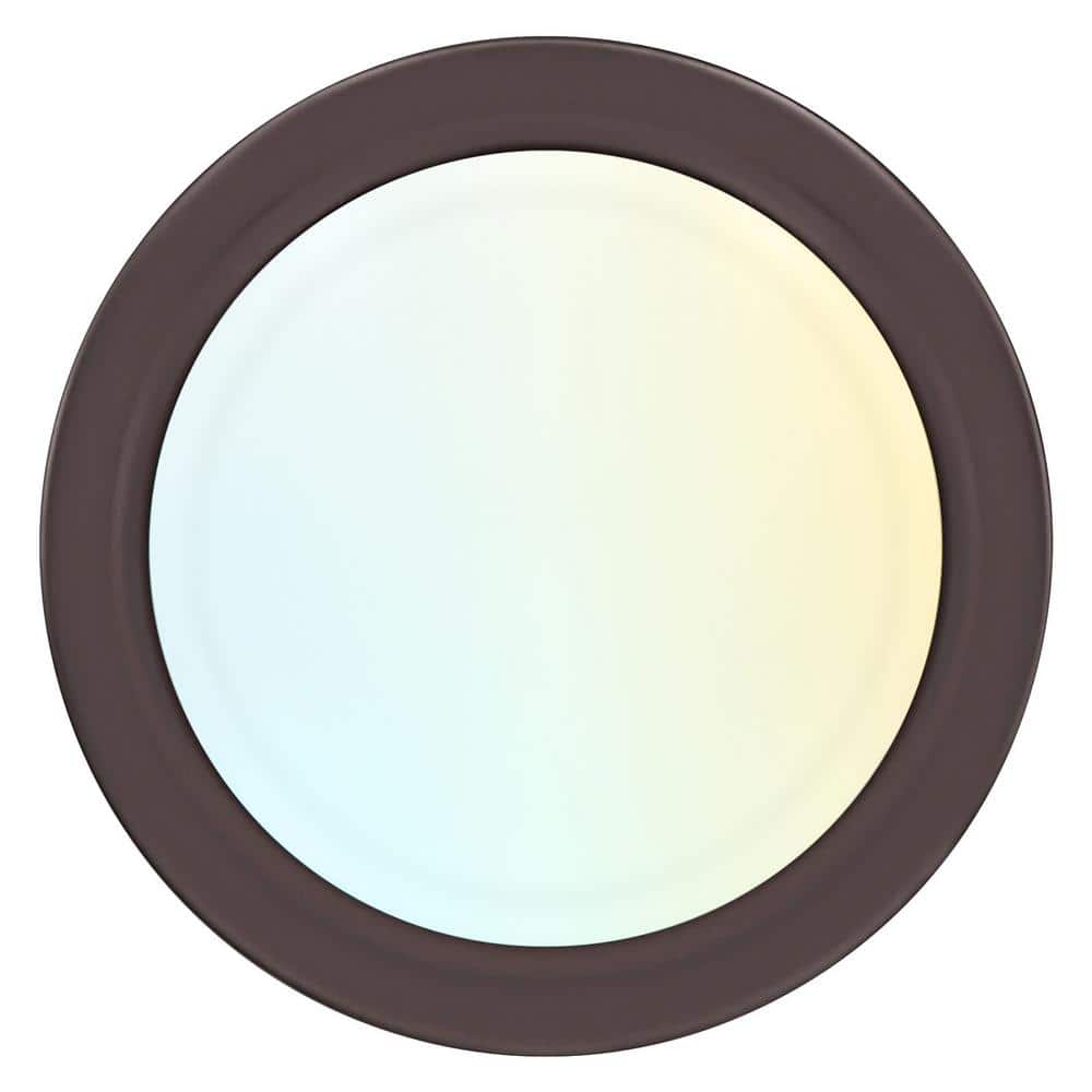 6 in., Damp Rated Bronze LED Disk Lights, Dimmable Flush Mount, 5CCT 2700K - 5000K, 12.5-Watt, 1000 Lumens price history on PriceWatchPro