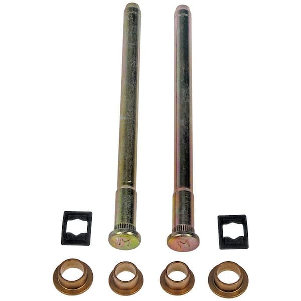 Unbranded Door Hinge Pin And Bushing Kit - 2 Pins, 4 Bushings And 2 Clips