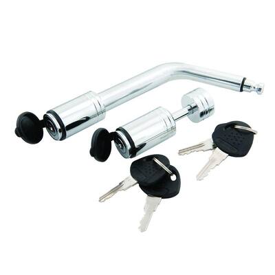 Steel Locking Boomerang Hitch Pin with Coupler Lock - Fits 1/2 in. and 5/8 in. Receivers