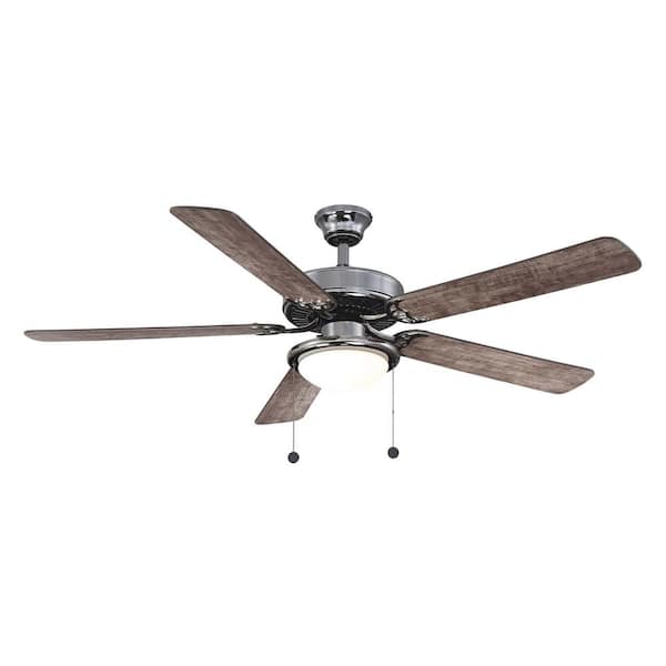 PRIVATE BRAND UNBRANDED Trice 56 in. LED Gunmetal Ceiling Fan