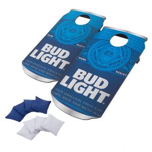 Bud Light Can Cornhole Bean Bag Toss Game
