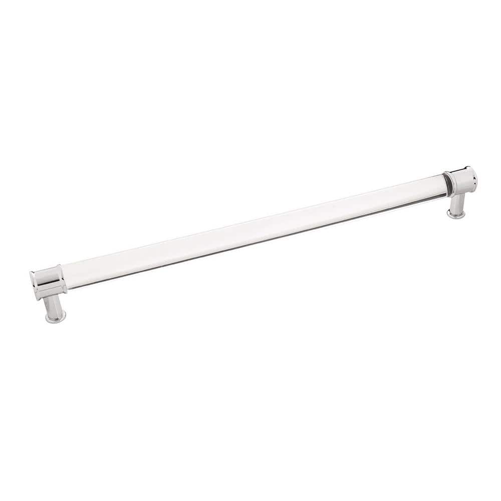 Midway 12 in. (305mm) Center to Center Crysacrylic with Polished Chrome Cabinet Bar Pull (5-Pack) price history on PriceWatchPro