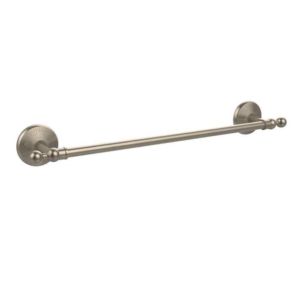 Allied Brass Monte Carlo Collection 36 in. Wall Mounted Towel Bar in Antique Pewter