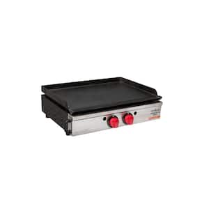 Versatop 16 2-Burner Propane Gas Grill in Black with Griddle