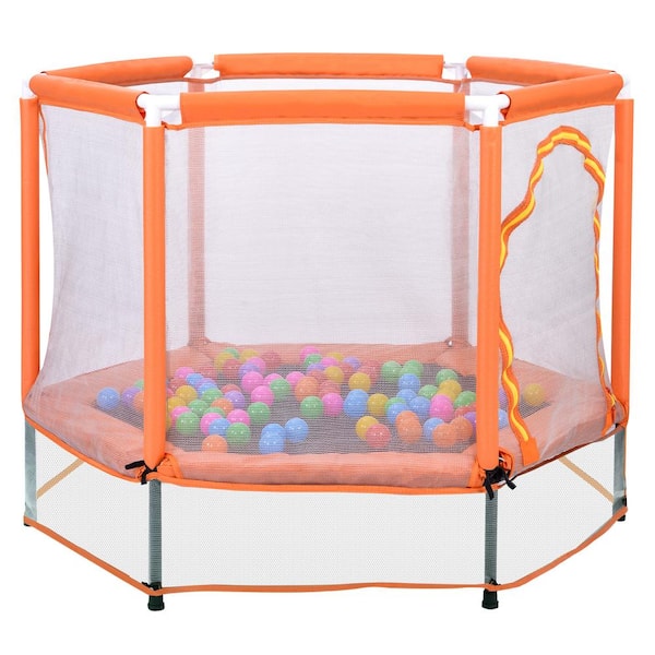 Unbranded 55 in. Outdoor Mini Trampoline For Kids