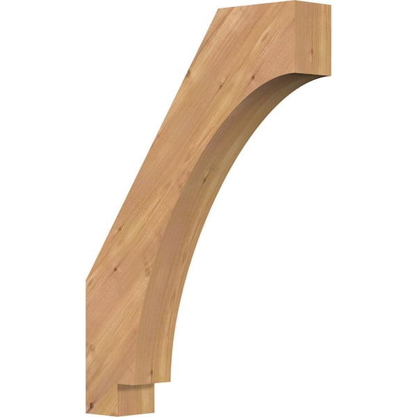 Ekena Millwork 3 1/2"W x 18"D x 26"H Imperial Smooth Knee Brace, Western Red Cedar