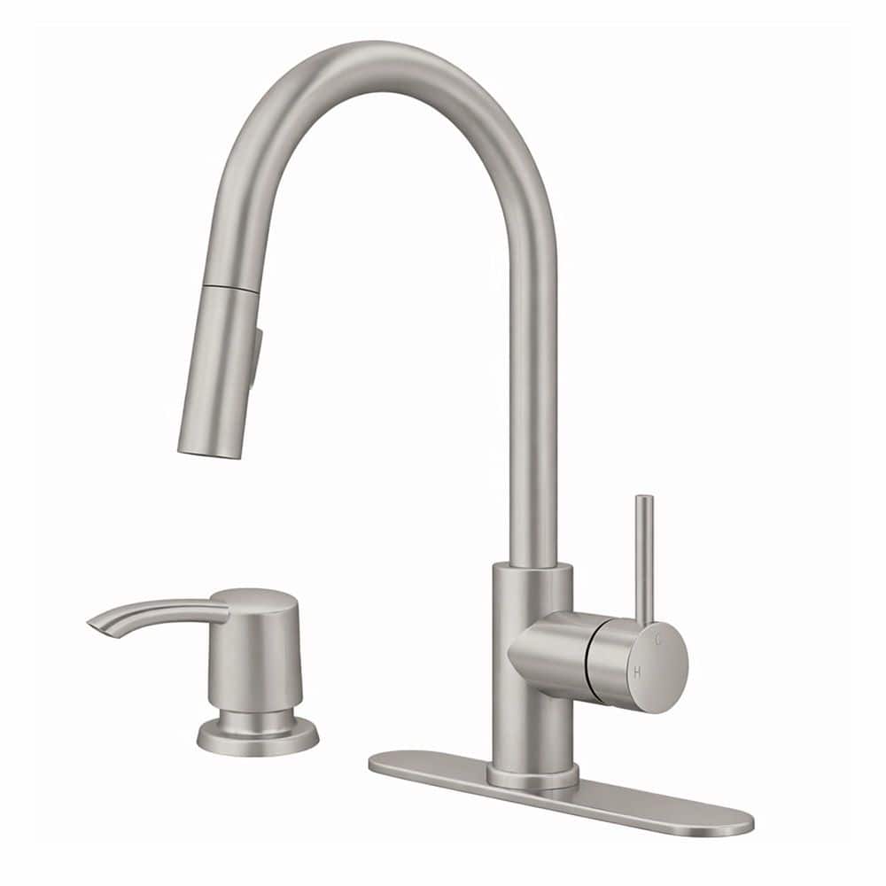 ブッシュ　スマート １６台セット ANZZI Expedition 16 in. 1-Handle Pull-Down Sprayer Kitchen Faucet