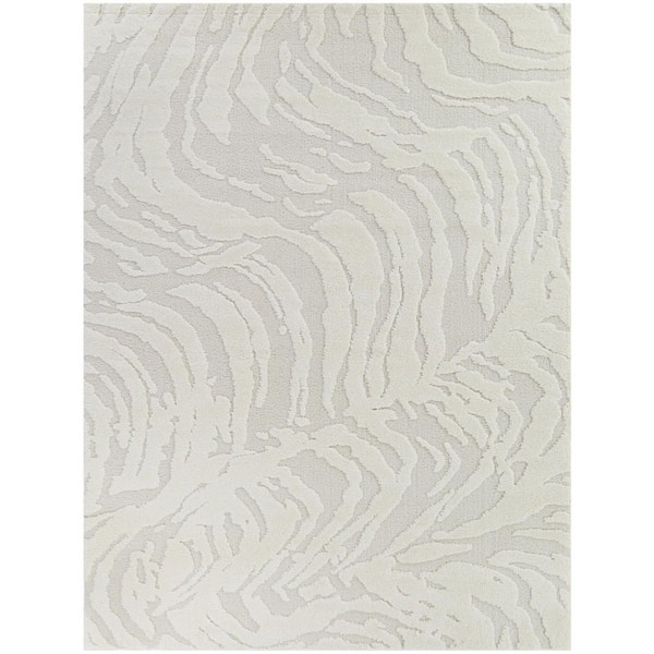 BALTA Alpert Cream 7 ft. 10 in. x 10 ft. Abstract Area Rug 3101427 ...