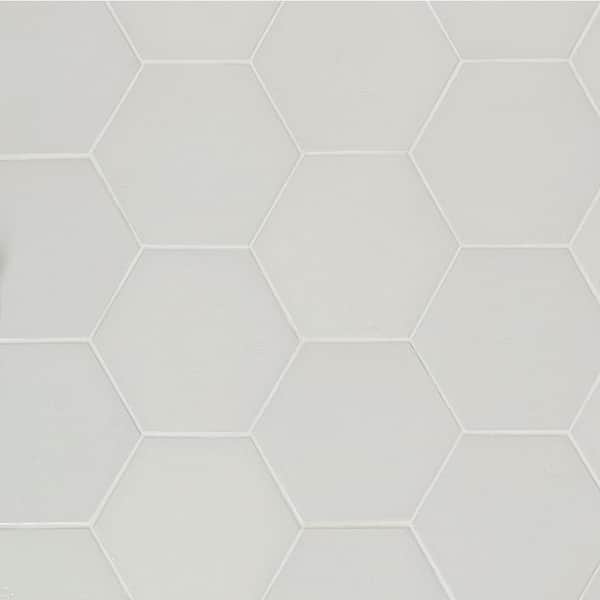Ivy Hill Tile Appaloosa Bone Hexagon 7 in. x 8 in. Porcelain Floor and Wall Tile (10.76 sq. ft./Case)