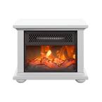 Duraflame 400 sq. ft. Tabletop Electric Mini Fireplace Heater DFS-12000 in White