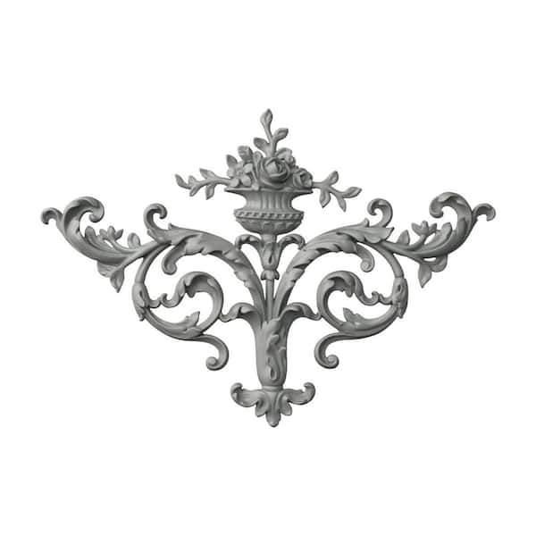 Ekena Millwork 1.25 in. x 14.25 in. x 13.25 in. Polyurethane Applique and Onlay Moulding