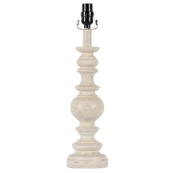 Hampton Bay TTL20 Mix and Match 19 in. H Shabby White Table Lamp Base