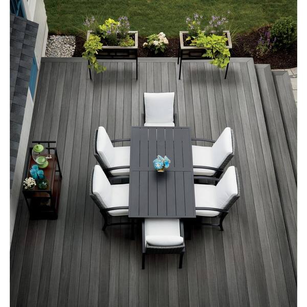 AZEK Advanced PVC Landmark 5/4 in. x 6 in. x 20 ft. Grooved Castle