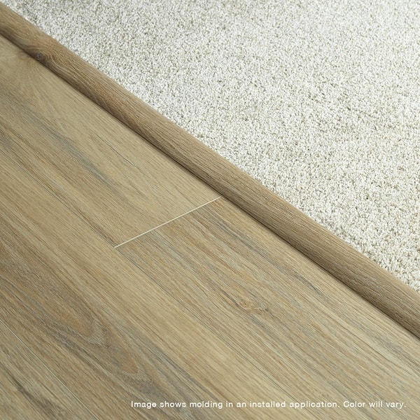 French Oak Lakeport/Maricopa 0.275 in. Thickness x 1.85 in. Width x 94.48 in. Length Vinyl 3 in 1 Molding French Oak Lakeport/Maricopa 0.275 in. Thickness x 1.85 in. Width x 94.48 in. Length Vinyl 3 in 1 Molding