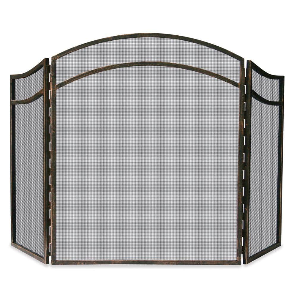 UniFlame 3 Panel Antique Copper Arched Fireplace Screen for sale online