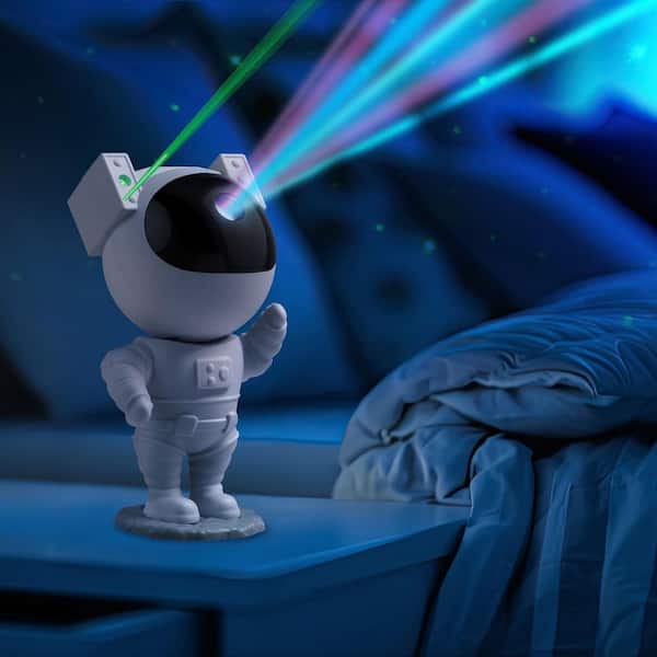 Astronaut Galaxy Projector Star Projector, Kids Night Light with 並行輸入品 Unbranded 9.25 in. Sound React Multi-Color Integrated T10 1W LED Astronaut  Galaxy Night Light LH-PL023-999