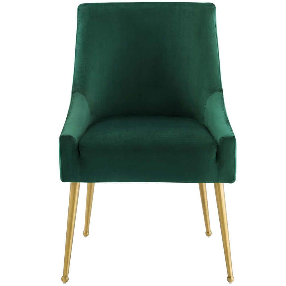 Modway Discern Upholstered Performance Velvet Dining Chair in Green