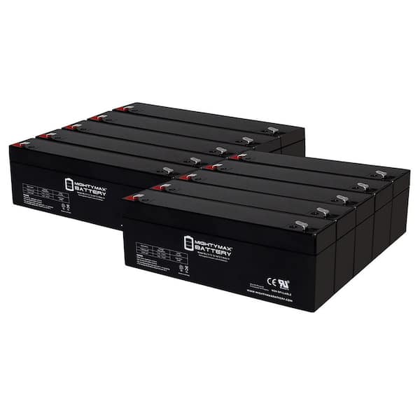 12V 2. 3AH F1 SLA Replacement Battery Compatible With FirstPower FP1223-10 Pack