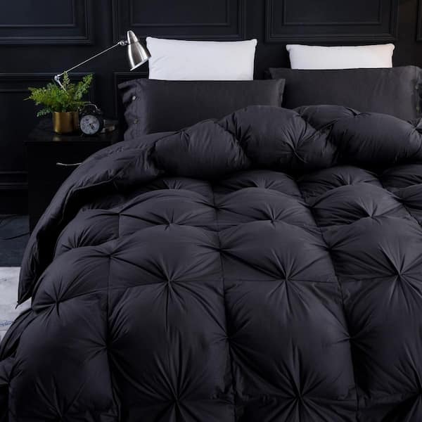  All-Season 100% Cotton Fabric 5 Piece Pinch Pleated Design  Comforter Set Twin/Twin XL Size