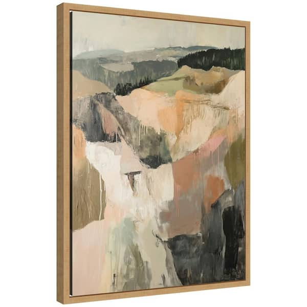 Sylvie "Tonal Mountains I in. by Amy Lighthall Framed Art Print 24 in. x 18 in.