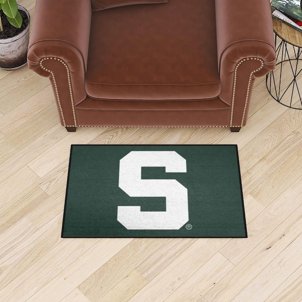 Michigan State Spartans Green 2 ft. x 3 ft. Starter Mat Area Rug