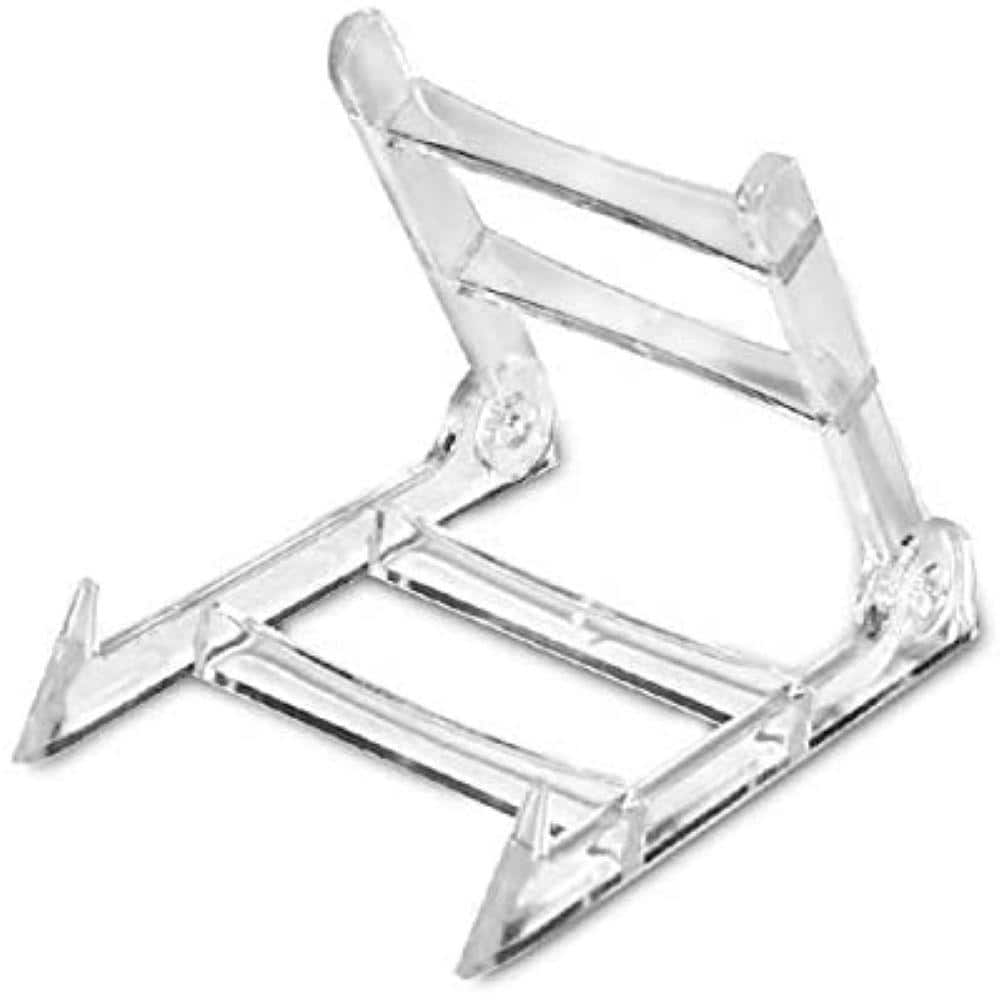 2.25" Mini Clear Acrylic Display Stand Easels 36 Pack 
