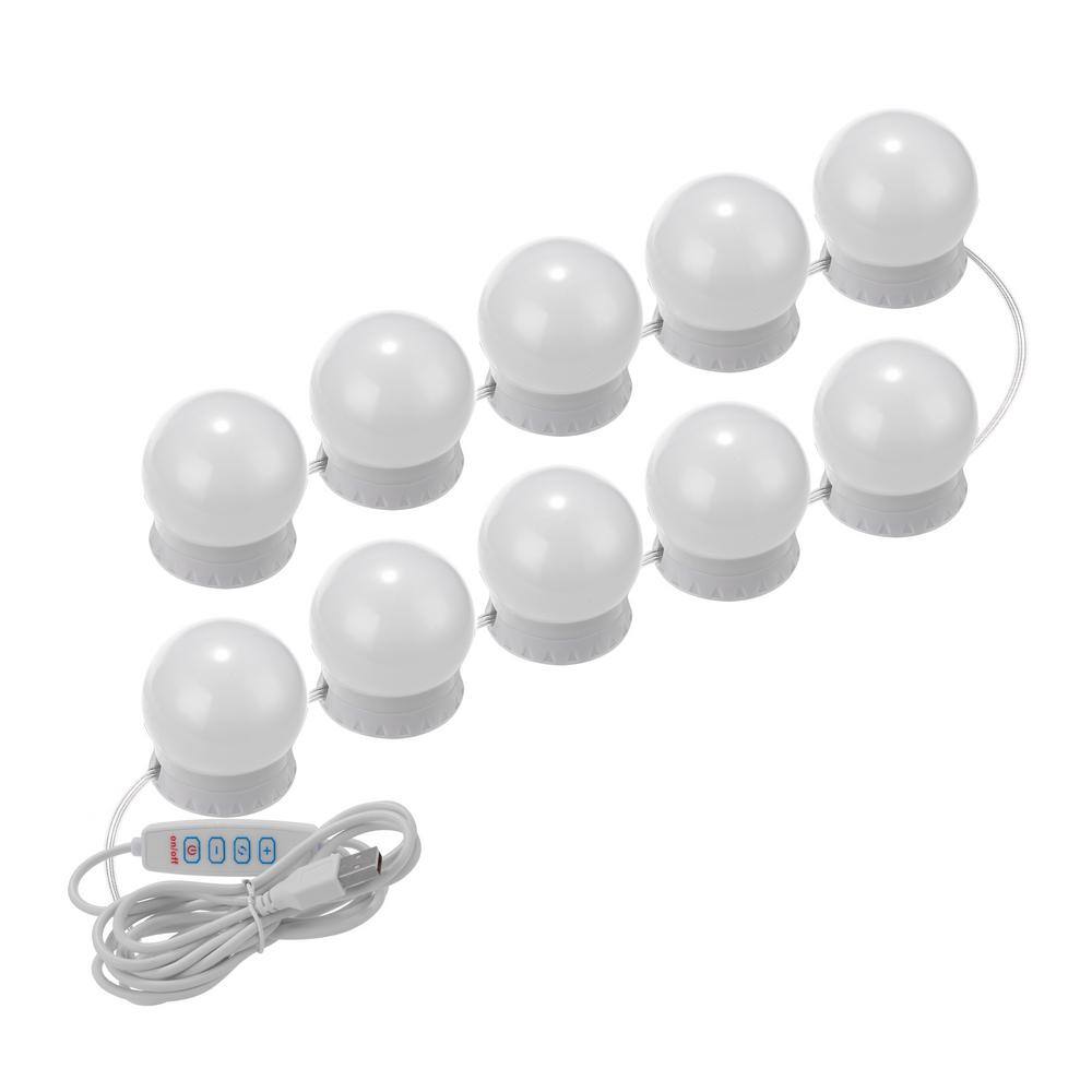 YANSUN 5-Watt, 50-Watt Equivalent G14 LED Light Bulb E17 Intermediate Base in Daylight White 5000K (4-Pack) YANSUN 5-Watt, 50-Watt Equivalent G14 LED Light Bulb E17 Intermediate Base in Daylight White 5000K (4-Pack)