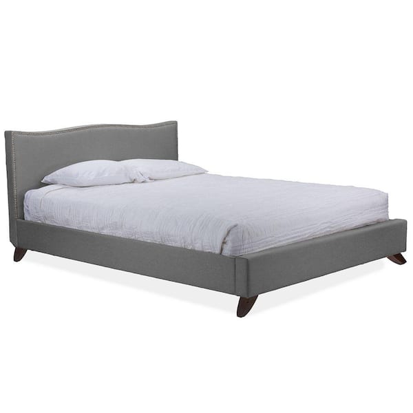 Baxton Studio Eadaion Grey Full Upholstered Bed