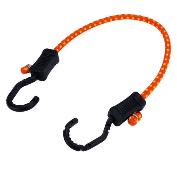 Keeper 20 in. Orange ZipCord Bungee Cord with Hooks 06374 - The