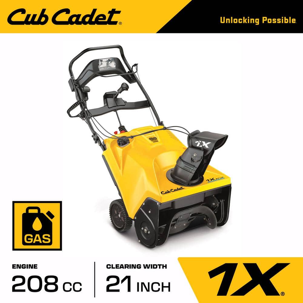 Cub Cadet 1X 21 in. 208 cc Single-Stage Electric Start Gas