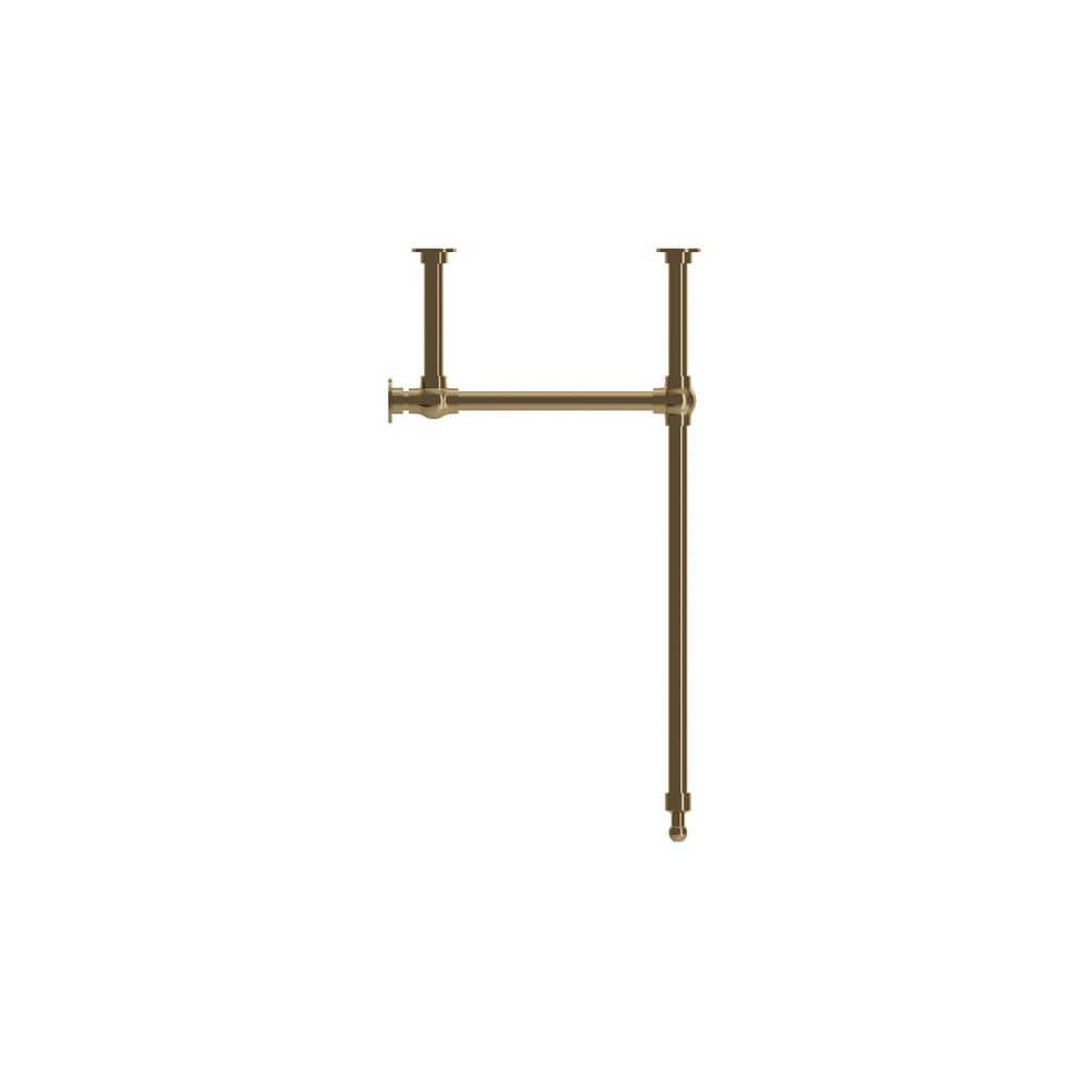 Edwardian Brushed Brass Console Sink Legs