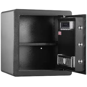Digital Depository Drop Safe – Extra Large Carbon Steel – 2 Keys + Drop Slot – Black