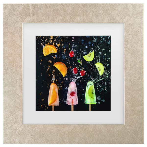 Trademark Fine Art Dina Belenko Action Popsicle Collection Matted Framed Photography Wall Art 14.5 in. x 14.5 in.