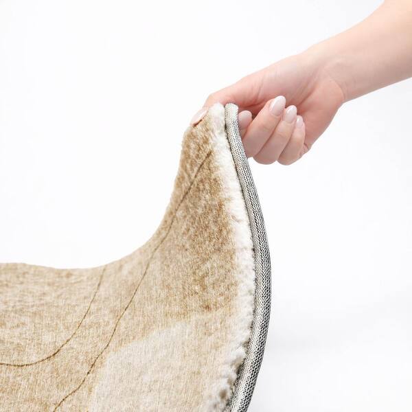Dream Shag Premium Machine Washable Abstract ADS672 Paprika 2 ft. x 3 ft. Accent Rug