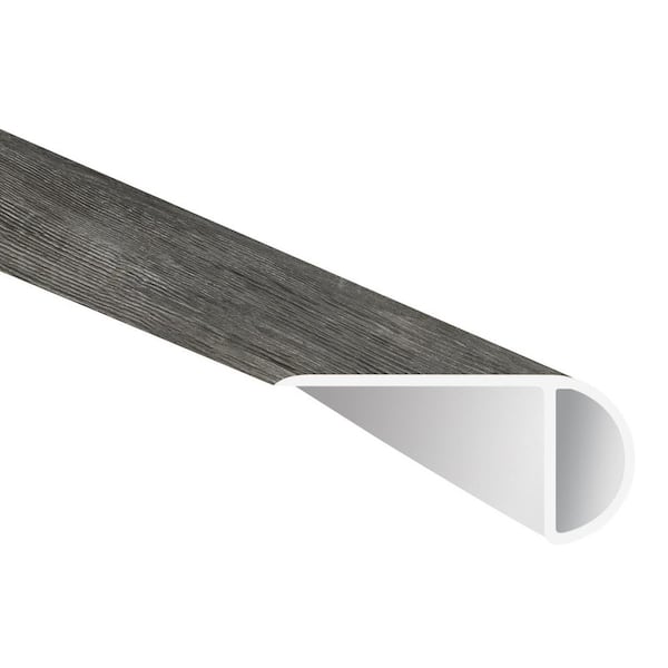 A&A Surfaces Ripton 1 in. T x 2.23 in. W x 94 in. L Luxury Vinyl Overlapping Stair Nose Molding