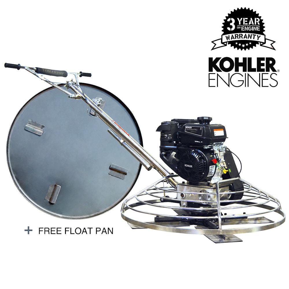 Tomahawk Power 36 in. Kohler Concrete Power Trowel Powered by 6 HP