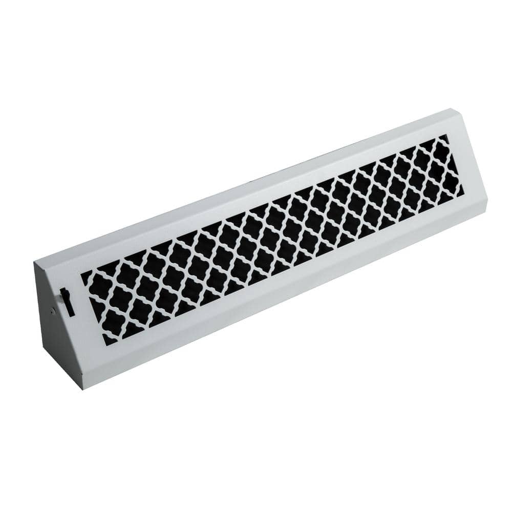 Tuscan, 24 in., White/Powder Coat, Steel Baseboard Vent with Damper price history on PriceWatchPro