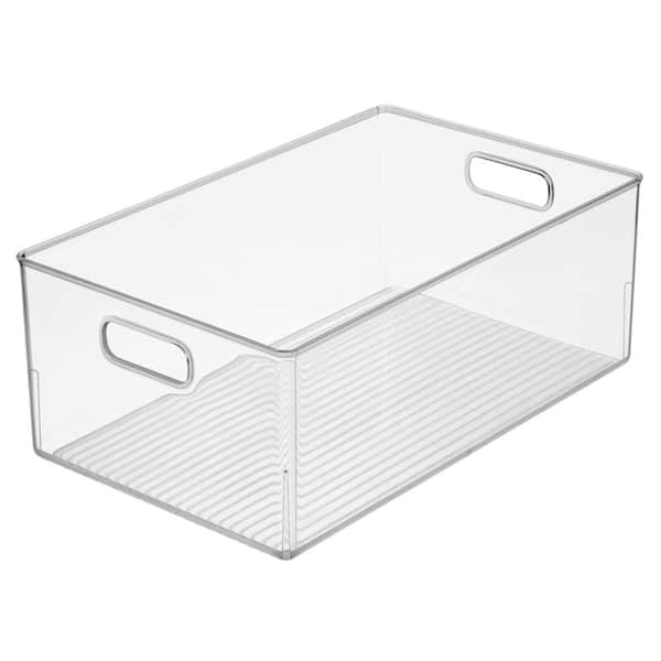 iDesign Bath Large Bin Clear