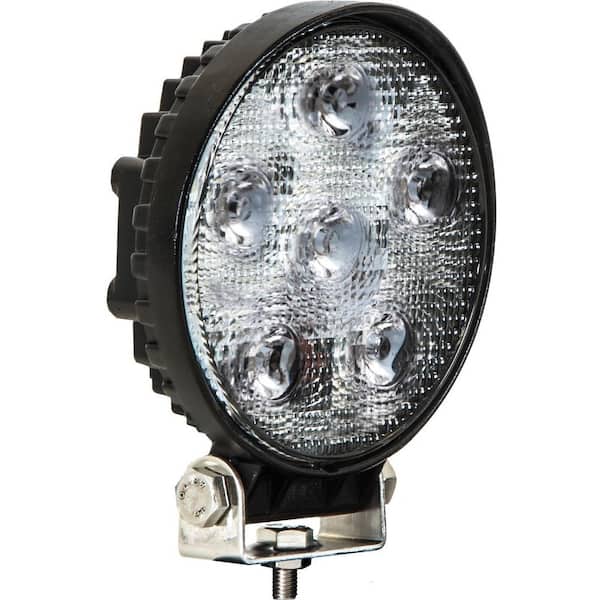 BUYERS PRODUCTS 4.5 in. Wide Truck Car Utility Off Road Vehicle Boat Marine Mounted LED Flood Work Light, Clear
