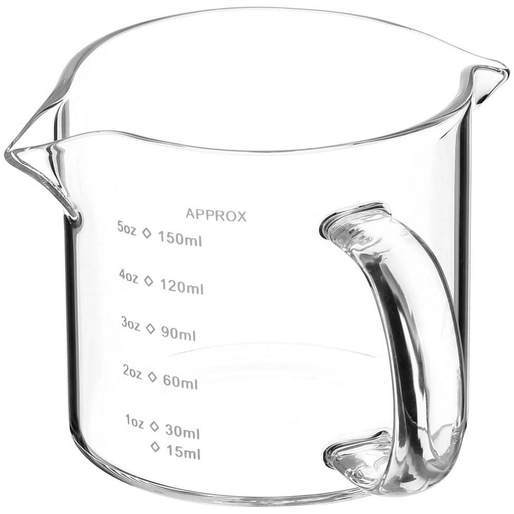 150 ml Clear Glass Espresso Measuring Cup with Handle, Dual Scale and Double Spouts price history on PriceWatchPro
