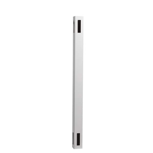 Veranda 5 in. x 5 in. x 9 ft. White Vinyl Fairfax Privacy Fence Corner Post