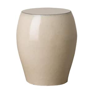Seiji Cream Indoor/Outdoor Ceramic Garden Stool/Table