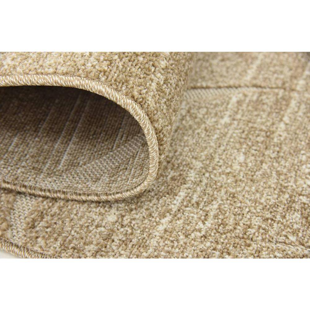 Beige Rectangular Synthetic Outdoor Stain-Resistant Rug 4' x 6'