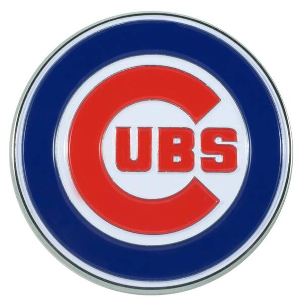 FANMATS MLB - Chicago Cubs 3D Metal Color Emblem 26532 - The Home Depot