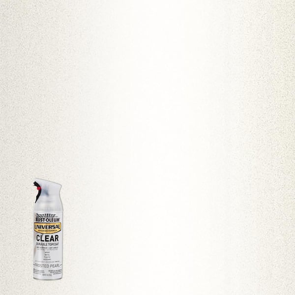Rust-Oleum Universal 11 oz. All Surface Frosted Pearl Clear Topcoat Spray Paint (6-Pack)