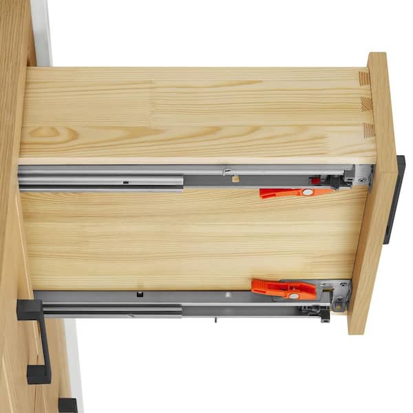 Beckett TK 84 in. Double Freestanding Rift Oak with Matte Black Trim Bath Vanity with Giotto Quartz Top