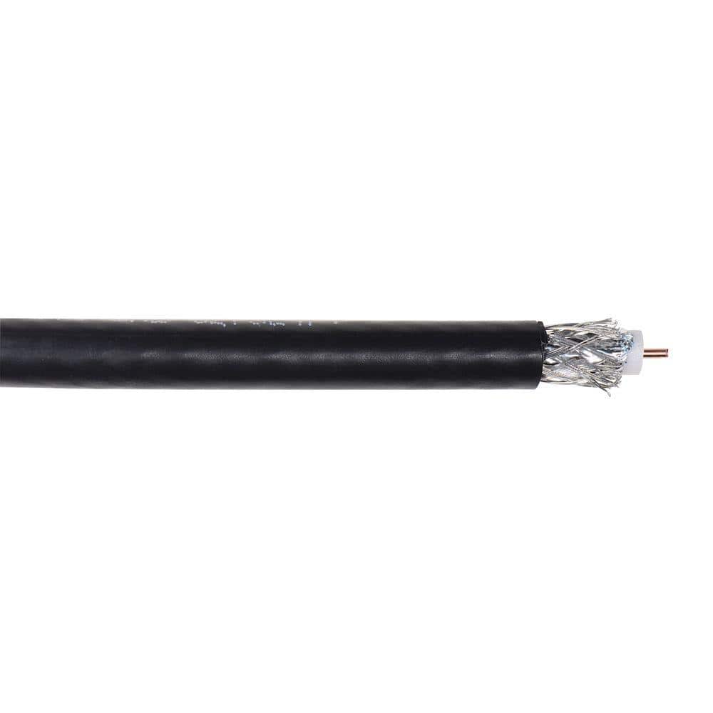 Digiwave 1000 ft. Black RG6 Coaxial Cable RG6211000B - The Home Depot
